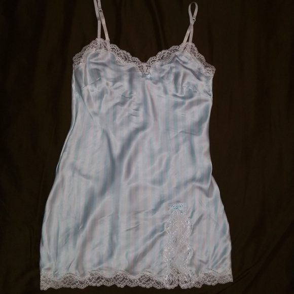 Victoria's Secret Other - VS blue/wht striped sexy nighty